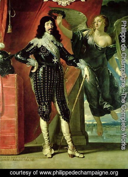 Philippe de Champaigne - Louis XIII (1601-43) Crowned by Victory, 1635