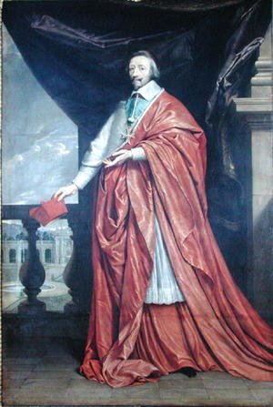 Philippe de Champaigne - Portrait of Armand-Jean du Plessis, Cardinal Richelieu (1585-1642)