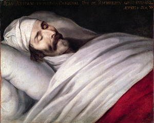 Cardinal Richelieu (1585-1642) on his Deathbed