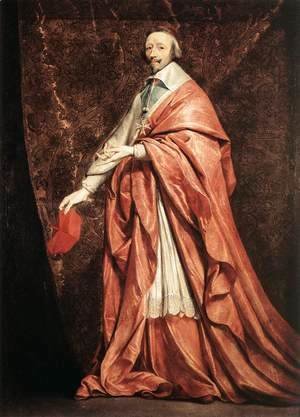 Philippe de Champaigne - Portrait of Armand-Jean du Plessis, Cardinal Richelieu (1585-1642) 2