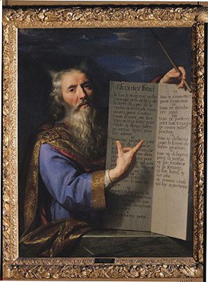 Philippe de Champaigne - Moses with the Tablets of the Law, 1663