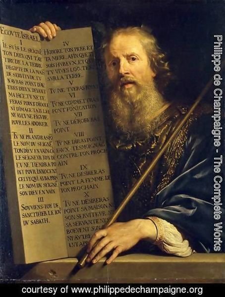 Philippe de Champaigne - Moses with the Ten Commandments