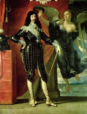 Louis XIII (1601-43) Crowned by Victory, 1635