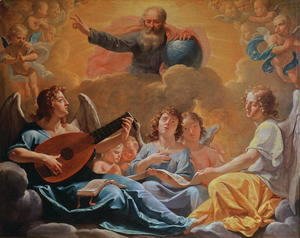 Philippe de Champaigne - A Concert of Angels