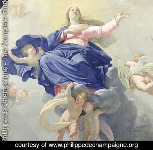 Philippe de Champaigne - The Assumption of the Virgin, c.1656 (detail)