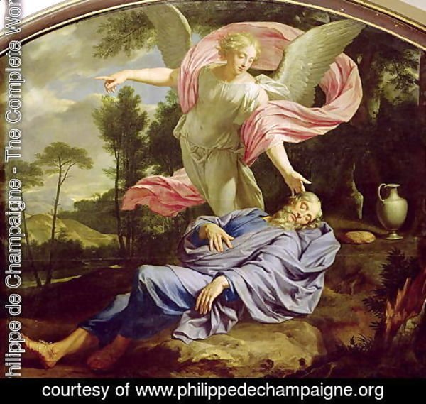 Philippe de Champaigne - The Dream of Elijah, 1650-55