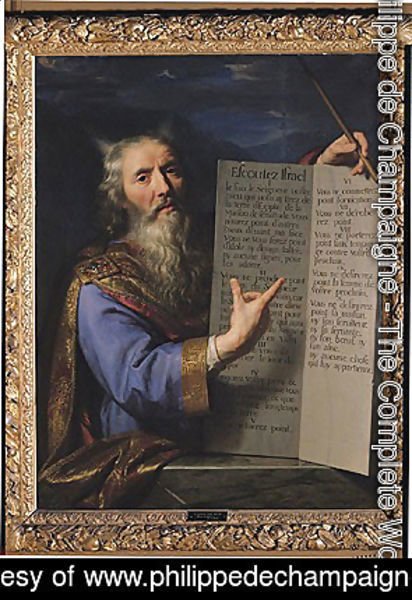Philippe de Champaigne - Moses with the Tablets of the Law, 1663