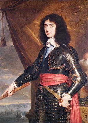 Philippe de Champaigne - Portrait of Charles II (1630-85) 1653