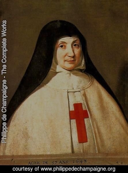 Philippe de Champaigne - Mother Angelique Arnauld, Abbess of Port-Royal