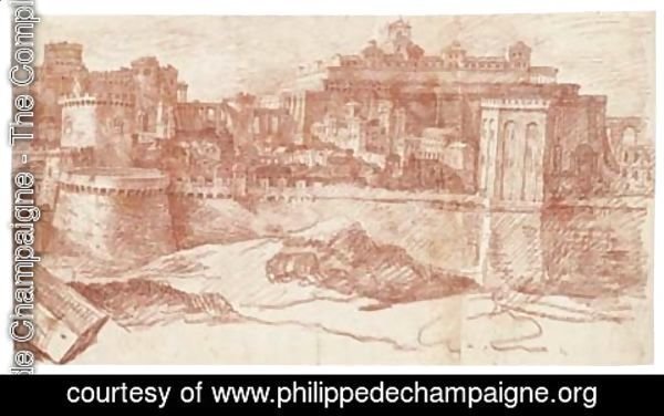 Philippe de Champaigne - An view of Jerusalem showing the Temple of Solomon